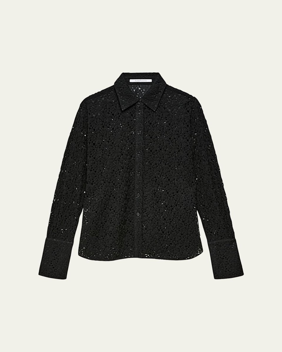 Botanical Guipure Mens Shirt